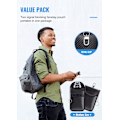 Miniatyrbillede 5 af 5: Car Key Case 2 Pack Faraday Bag | Car nøglesignal blokeringslomme | Keyless Entry Car Key Case