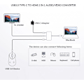 Pikkukuva 8 / 8: USB-C - HDMI -sovitin, USB 3.0 Type-C -laitteet