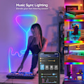 Miniatyrbilde 2 av 5: 3M 5050 RGB Smart Bluetooth LED-lysstripe - Med fjernkontroll