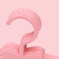 Miniatyrbillede 2 af 5: 10 stk. børns plastik opbevaringsbøjler, tykkere rosetformede tørrestativer til småbørn, babyrosa 0.3