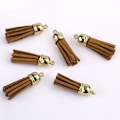 Miniatyrbild 5 av 5: 100 stycken nyckelring tofs halsband hängande dekoration smycken Rose Gold Head