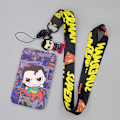 Miniatyrbild 3 av 6: Ny Marvel PVC-korthållare Spiderman Captain America Iron Man Superhjälte Anime Print Student Campus Kortfodral Lanyard ID-kort Xhmw13