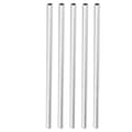 5 stk. aluminiumsrør rørdeler erstatningsrobotstøttedeler 200mm 6100-0608-0200