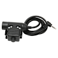 Pikkukuva 1 / 11: MH U94 PTT-kaapeliadapteri Plug and Play -kuulokemikrofoni Push to Talk -adapterikaapeli YAESU FT 60r VX 3r VX2R VX5r VX2r -laitteille