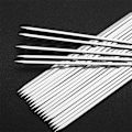 Miniatyrbilde 2 av 5: Spidd i rustfritt stål, grillspidd, kebabspidd, sølv, 10 stk.