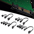Pikkukuva 2 / 5: 4-pin IDE -liitin 2/3/4/5 kiintolevyn virtalähteeseen 4P - Sata Y -jakosovitin null - C 0.05