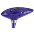 Miniatyrbilde 2 av 5: 12-hulls okarina keramikk alt C legende om blått instrument