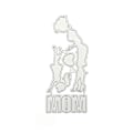 Miniatyrbillede 1 af 5: Mors dag lykønskningskort skæredøre DIY Scrapbooking prægning stencilform