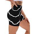Miniatyrbild 3 av 4: Kvinnors lyftande booty shorts hög midja träningsshorts M