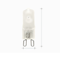 Miniatyrbilde 1 av 5: Halogenpæreperler G4 G5.3 Pære G9 220V 40W FROSTET G9 220V 40W Frosted G9 220V 40W Frosted