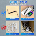 Pikkukuva 5 / 5: 2 kpl kierrekaapeli iPhone Lightning autolaturi, yhteensopiva Apple CarPlayn kanssa, kierre-USB Lightning-kaapeli datan synkronoinnilla, lyhyt kierre [qb]