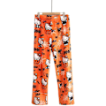 Miniatyrbild 1 av 4: Söta tecknade pyjamasbyxor för kvinnor, all-over-tryck flanellpyjamas, jul, halloween, varma hem, sovkläder, graffitibyxor, stil-2 Style-2 XL