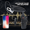 Pikkukuva 2 / 5: Langaton Bluetooth PTT -kuulokemikrofoni Handsfree K-liitin mikrofonikuulokkeen sovittimeen