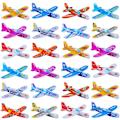 Miniatyrbild 1 av 7: 50 st Skumglidare Flygplan Leksaker för Barn, Pappersflygplan, Utomhusflygande Leksaker, Bulk för Klassrumspriser Pojkar och Flickor