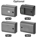 Miniatyrbillede 2 af 5: Niveau laser Indikator for batteriniveau eller lithium genopladelig stor kapacitet til generel brug indikator for niveau laser indikation af