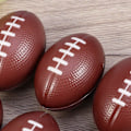Miniatyrbillede 3 af 4: Fodbold Stressbold PU Skum Rugbybold Genvinder Langsomt Fodbold Super Bowl Fest Dekorationer 6 stk db[qb]