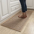 Miniatyrbillede 1 af 5: Køkkenmåtte, 40X60+40X120 skridsikker vaskbar gummimåtte, jutesinkmåtte linned vaskemåtte skridsikker vaskemåtte
