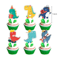 Pikkukuva 2 / 4: 26 kpl perhonen kakkukoristeita, syntymäpäiväkakkukoristeita, cupcake M