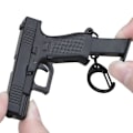 Miniatyrbild 4 av 5: G45 Nyckelring Mini Pistol Form Taktisk Nyckelring Glock 45 Modell Plast Nyckelring Black