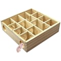 Miniatyrbillede 1 af 3: Trælabyrint Legetøj 13 Gitre Hamster Tunnel Labyrinthus Kæledyr