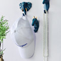 Pikkukuva 5 / 5: 1/2/3/5 Vahva ja kestävä eläinpään avaimenkoukku yksinkertaiseen retro-siniseen (elefantti) Retro blue(elephant) Set