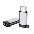 Miniatyrbild 1 av 4: 2 st Lightning till USB C-adapter, USBC till Lightning-laddningsadapterkonverter för iPhone 15/15 Plus/15 Pro Max, stödjer laddning och dataöverföring