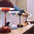 Miniatyrbillede 2 af 5: LED Blomsterpot Bordlampe, Moderne Macaron Lampe, Dæmpbar Bordlampe med 3 Farver Green
