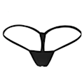 Pikkukuva 4 / 5: Naisten seksikkäät mini-tangat G-string alusvaatteet alushousut musta Black M