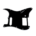 Miniatyrbild 3 av 5: 3-lagers svart plektrumskydd för gitarr till Fender HS Single Strat Humbucker