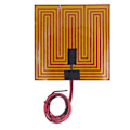 Miniatyrbillede 2 af 5: PI Varmeelement Film Fleksibel 150℃ 7,9 X 7,9 Tommer Selvklæbende Varmeplade Til 3D-printer DC12V 120W