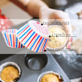 Miniatyrbillede 3 af 7: Røde, Blå og Hvide Papir Muffinsforme - Kong Charles' Kroningsdekorationer - Bageforme, Muffinsforme til Bagning, Mini Muffinsforme White/Red/Blue