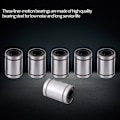 Miniatyrbilde 5 av 7: 10 stk 12mm Lineære kulelager Dobbelt forseglet Bushing for Stang 3D-skriver CNC-deler