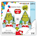 Miniatyrbild 1 av 7: Begränsad upplaga Grinch magnetiska byggleksaker från Dr. Seuss' ”Grinchen som stal julen”, pedagogiska leksaker för åldrarna 3+, 19 delar