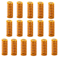 Miniatyrbillede 1 af 5: Formfjeder Velegnet til 3D-printer, 8 mm Ydre diameter 20 mm Længde Trykfjeder M3 Skrue Let belastning Creality Cr-10 10s S4 Ender 3 Bund O