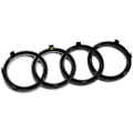 Miniatyrbillede 4 af 5: 273 mm Audi 82A071801 Grillplade, Ringe Black Edition Emblem Sort