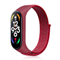 Pikkukuva 1 / 5: Nylon Mi Band 4 5 6 hihna, pehmeä säädettävä rannekoru Pulsera correa Xiaomi Mi Band 3 4 5 6 7 rannekoru Kiina re China red 4 Mi Band 3 4 5 6 7