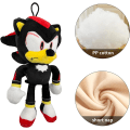 Miniatyrbillede 5 af 5: Sonic Plys Legetøj, 12 Tommer Pindsvin Legetøj, Shadow Dyr Plys Pude, Gave til Børn (Sort)