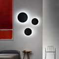 Miniatyrbild 3 av 5: LED vägglampa inomhus med touch-switch, 3 justerbara färgtemperaturer, vägglampa för sovrum, läslampa, sänglampa, vägglampa för vardagsrum Black