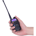 Pikkukuva 2 / 5: UV5R baofen gTalkie Walkie Talkie Dual Band Radio, Musta (1 kpl) 1800mAh Li-ION Akku Walkie Talkie