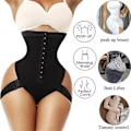 Miniatyrbild 1 av 6: Shapewear för kvinnor Tummy Control Thong Bodysuit svart black 6XL