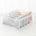 Miniatyrbild 1 av 5: Underkläder BH Förvaringslåda Strumpor Slipsar - spot sale Whit White Square 6 grid