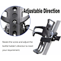 Miniatyrbilde 3 av 5: Justerbar flaskeholder, for landeveissykler/terrengsykler, aluminium 360° Ro