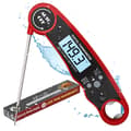 Kökstermometer Röd Ugnstermometer Temperaturområde -50 °C till 300 °C Digital Matlagning Köttprob