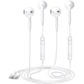 Miniatyrbillede 1 af 5: 2-pak - Earbuds med Lightning-stik iPhone-hovedtelefoner (indbygget mikrofon og lydstyrkekontrol)