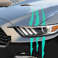 Miniatyrbillede 4 af 5: Monster Claw Scratch Marks Auto Forlygte Dekal Bil-Styling Auto Mærkater Dekor Ed 0.02