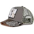Miniatyrbillede 2 af 2: Voksen Sort Panther Mesh Cap Sommer Baseball Cap Trucker Cap W-WELLNGS Goat-grey