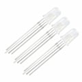 Miniatyrbillede 1 af 3: 50 stk. 5mm RGB LED-diodelamper Tri-Color (Multi-Color Rød Grøn Blå 4-bens fælles katode) Belysningselektronikkomponenter Lysemitterende dioder