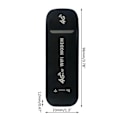 Miniatyrbillede 8 af 8: 4G LTE Adapter WiFi Dongle, 4G LTE USB Modem Trådløst USB Netværkskort, 150Mbps WiFi Modem 4G USB Wi-Fi Router [qb]