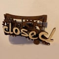Miniatyrbilde 3 av 4: Revolusjonerende Åpen-Lukk Skilt, Tre Tannhjulmekanisme Konvertibel