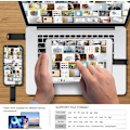 Miniatyrbilde 5 av 5: USB-minnepinne, etui, robust og dråpesikker, egnet for PC-er/nettbrett/bærbare datamaskiner, mobiltelefoner med USB-C-kontakt 8g